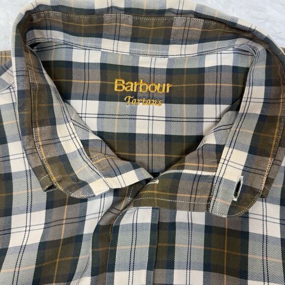 Barbour Men’s Tartan Plaid 2XL XXL Long Sleeve Button Down Shirt - Picture 10 of 10